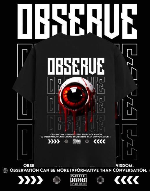 Observe Dripping Eye Oversized T-Shirt