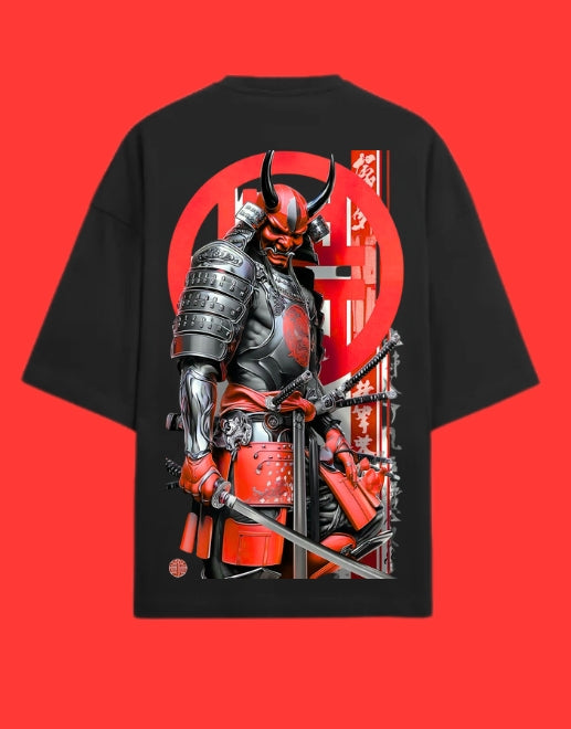 “Oni Warrior” Oversized T-Shirt | WEAR YOUR FASHION