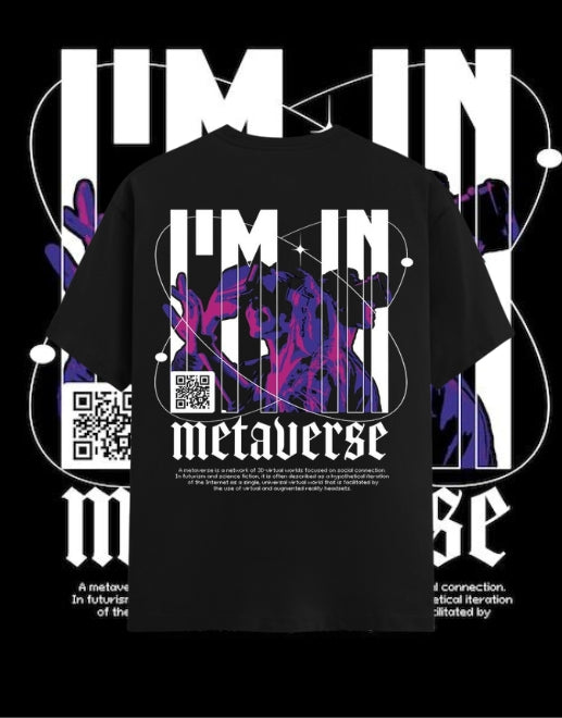 I’M IN Metaverse Cyberpunk Graphic Tee | WEAR YOUR FASHION