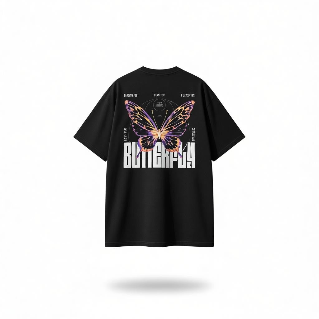 Butterfly Oversized T-Shirt | WEAR YOUR FASHION