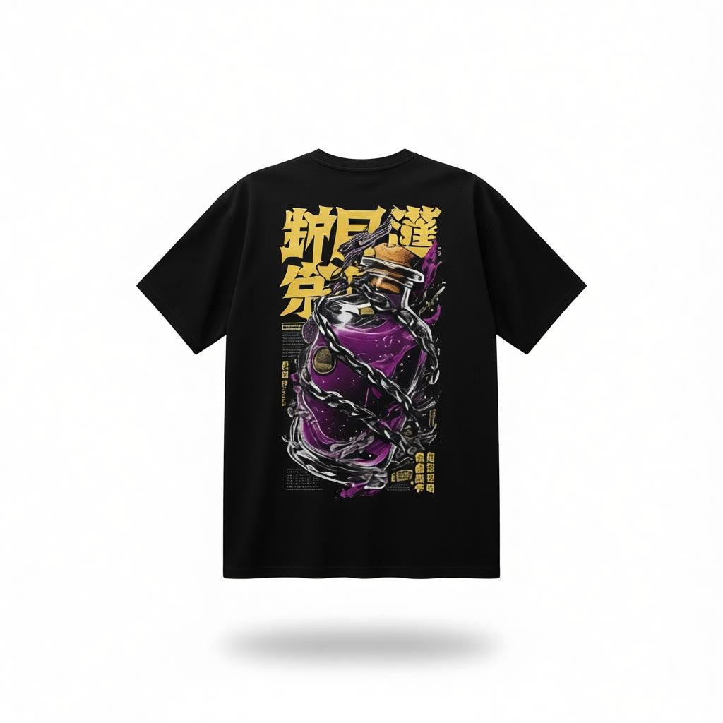 Oversized T-Shirt – Purple Potion Bottle Streetwear | WEAR YOUR FASHION