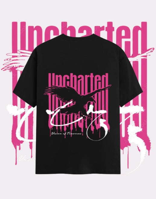 Uncharted Vision Black T-Shirt | WEAR YOUR FASHION