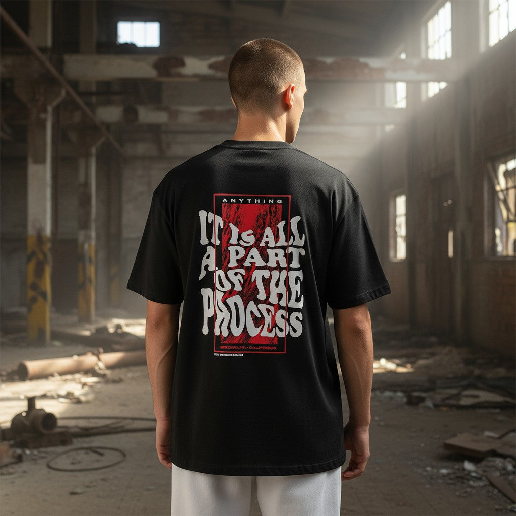 All Part of the Process Black T-Shirt | WEAR YOUR FASHION