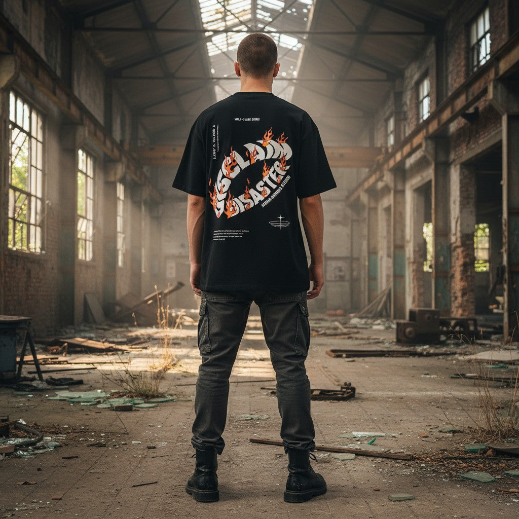 Flame Series “Social Disaster” T-Shirt | WEAR YOUR FASHION