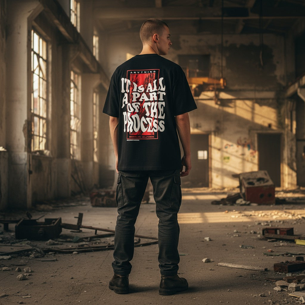 All Part of the Process Black T-Shirt | WEAR YOUR FASHION
