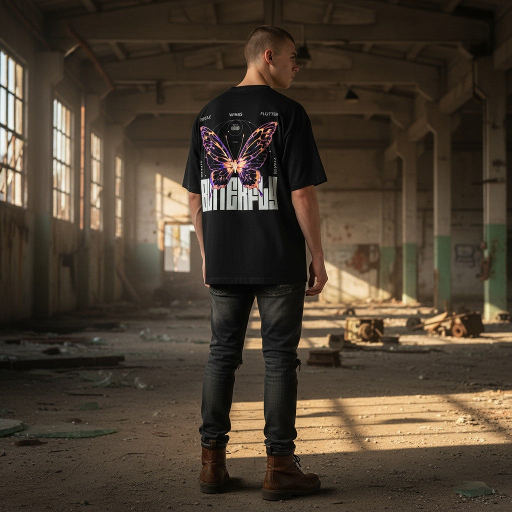 Butterfly 2025 Oversized T-Shirt | WEAR YOUR FASHION