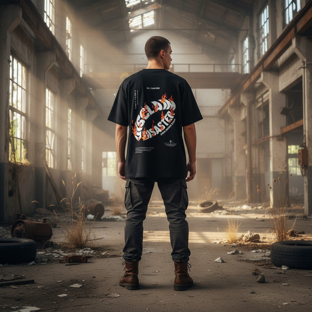 Flame Series “Social Disaster” T-Shirt | WEAR YOUR FASHION