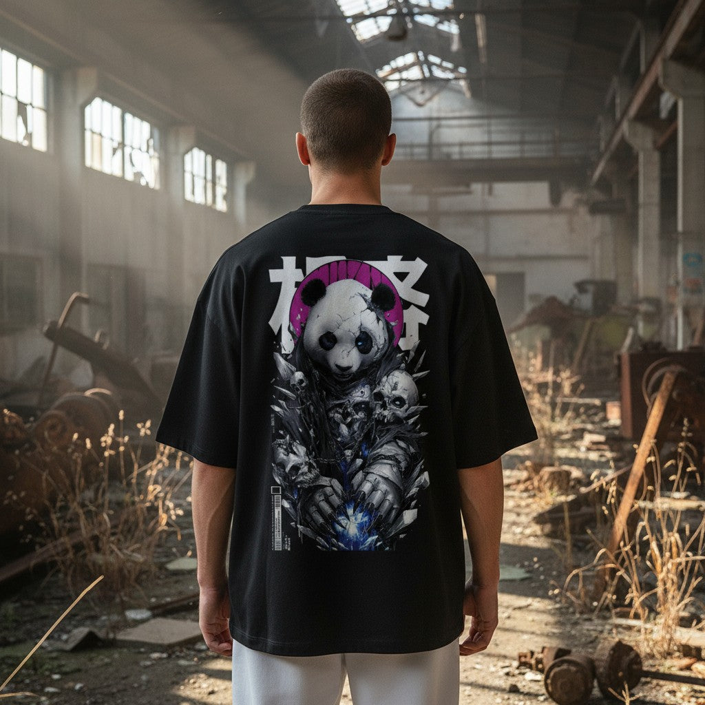“PANDA REBORN” Oversized T-Shirt | WEAR YOUR FASHION